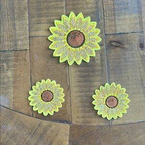 Sunflower Embroidered Patches